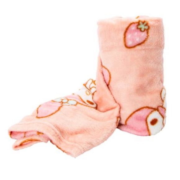 NWT Sanrio My Melody Pink Silk Touch Travel Throw Blanket - Picture 3 of 5